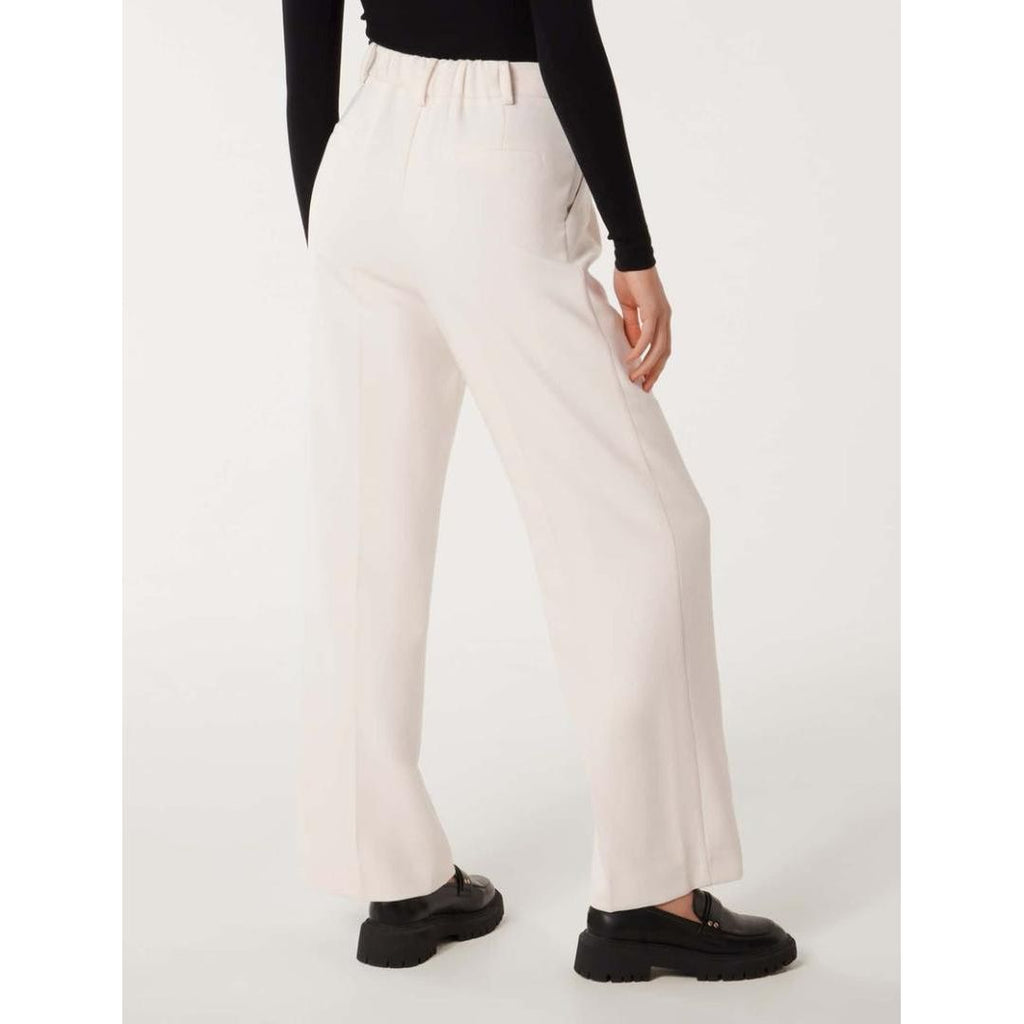 Forever New Tessa Straight Leg Pant - Oyster White - Beales department store