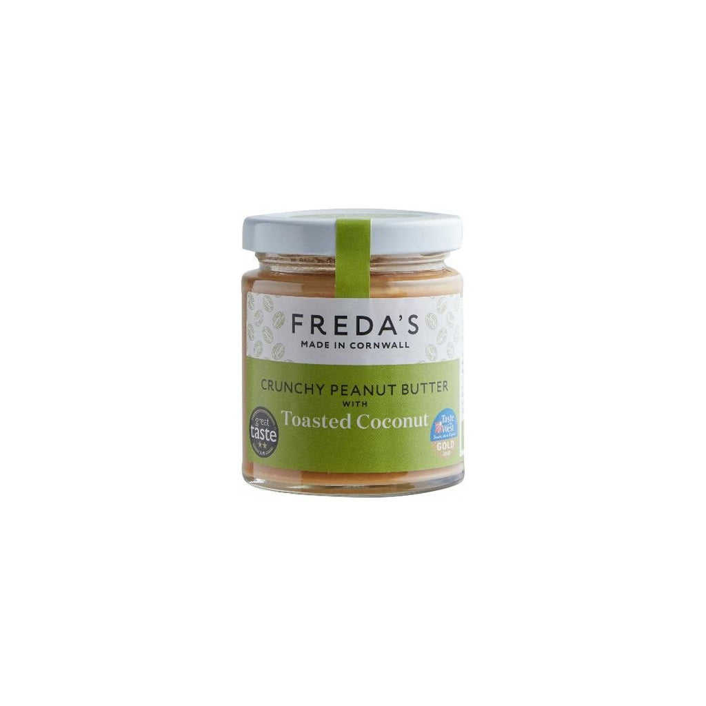 Freda’s Peanut Butter with Toasted Coconut 180g - Beales department store