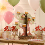 Paper Honeycomb Toadstool Decorations- 5 Inner Pack