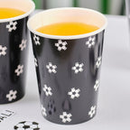 Football Print Paper Cups- 5 Inner Pack