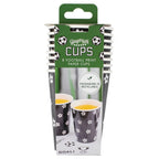 Football Print Paper Cups- 5 Inner Pack