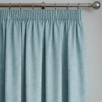 Galaxy Duck Egg Dim Out Pencil Pleat Curtains