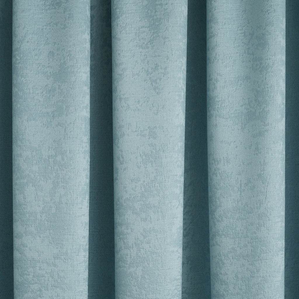 Galaxy Duck Egg Dim Out Pencil Pleat Curtains