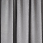 Galaxy Silver Grey Dim Out Pencil Pleat Curtains