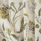 Grove Fennel Green Pencil Pleat Curtains