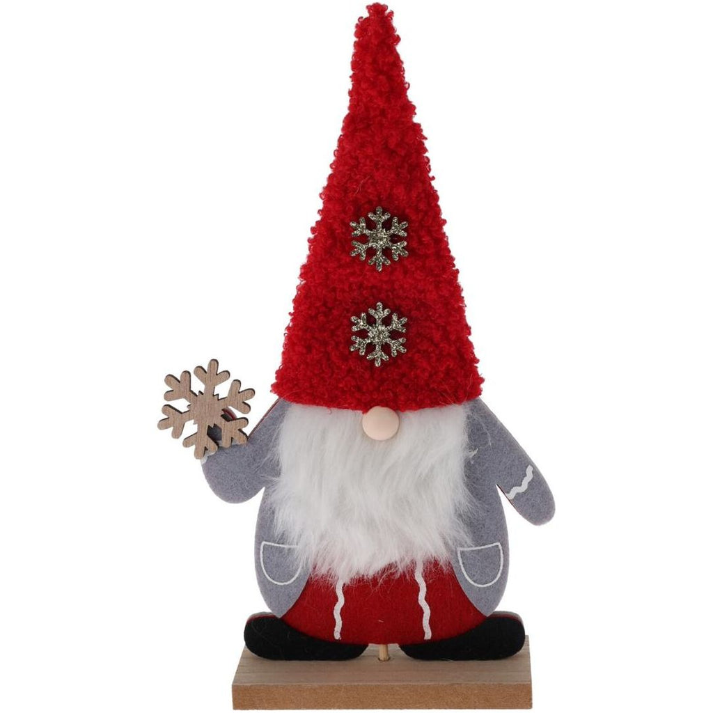 Gnome Cookie Design 27cm Grey Coat - Beales department store