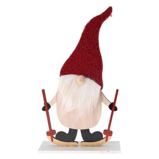 Gnome Standing 30cm Red Hat Right - Beales department store