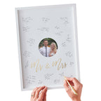 Mr and Mrs Alternative Guest Book Signing Frame- 5 Inner Pack