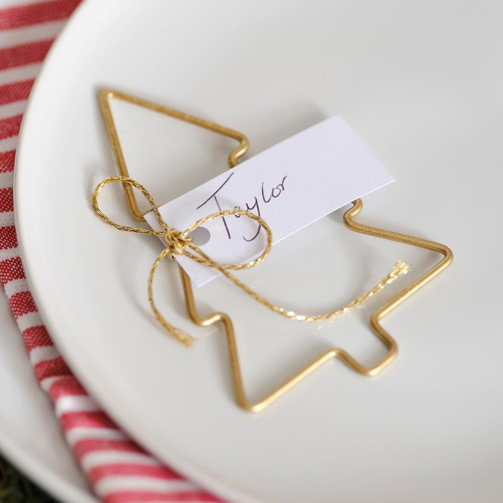 Gold Metal Tree Place Card Holders - Beales department store