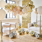 Gold Speckle 40th Birthday Balloons