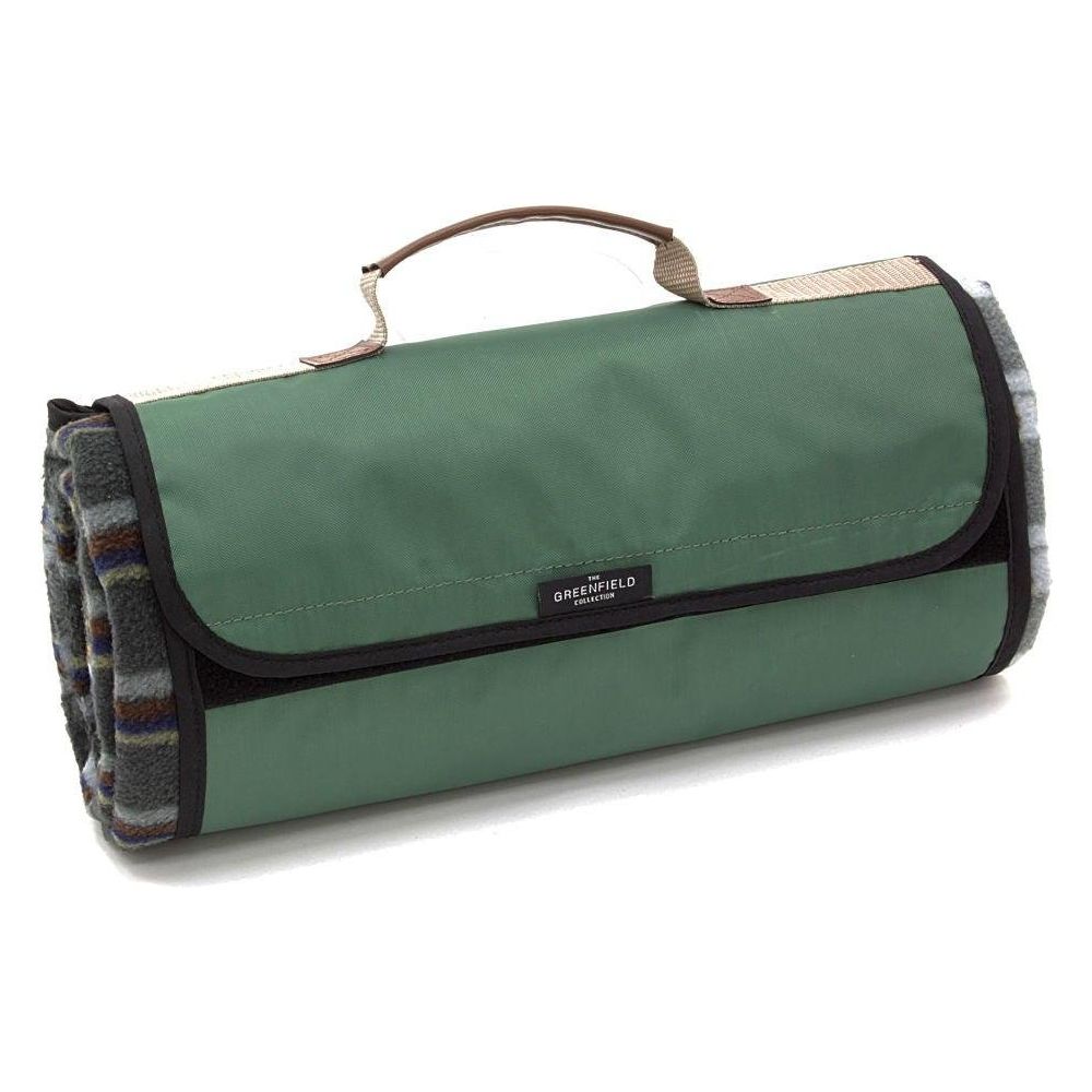 Greenfield Collection Forest Green Plaid Moisture Resistant Picnic Blanket - Beales department store