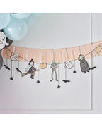 Paper Bunting with Streamers & Characters