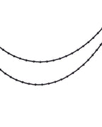 Black Wooden Beads Garland