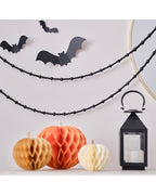 Black Wooden Beads Garland