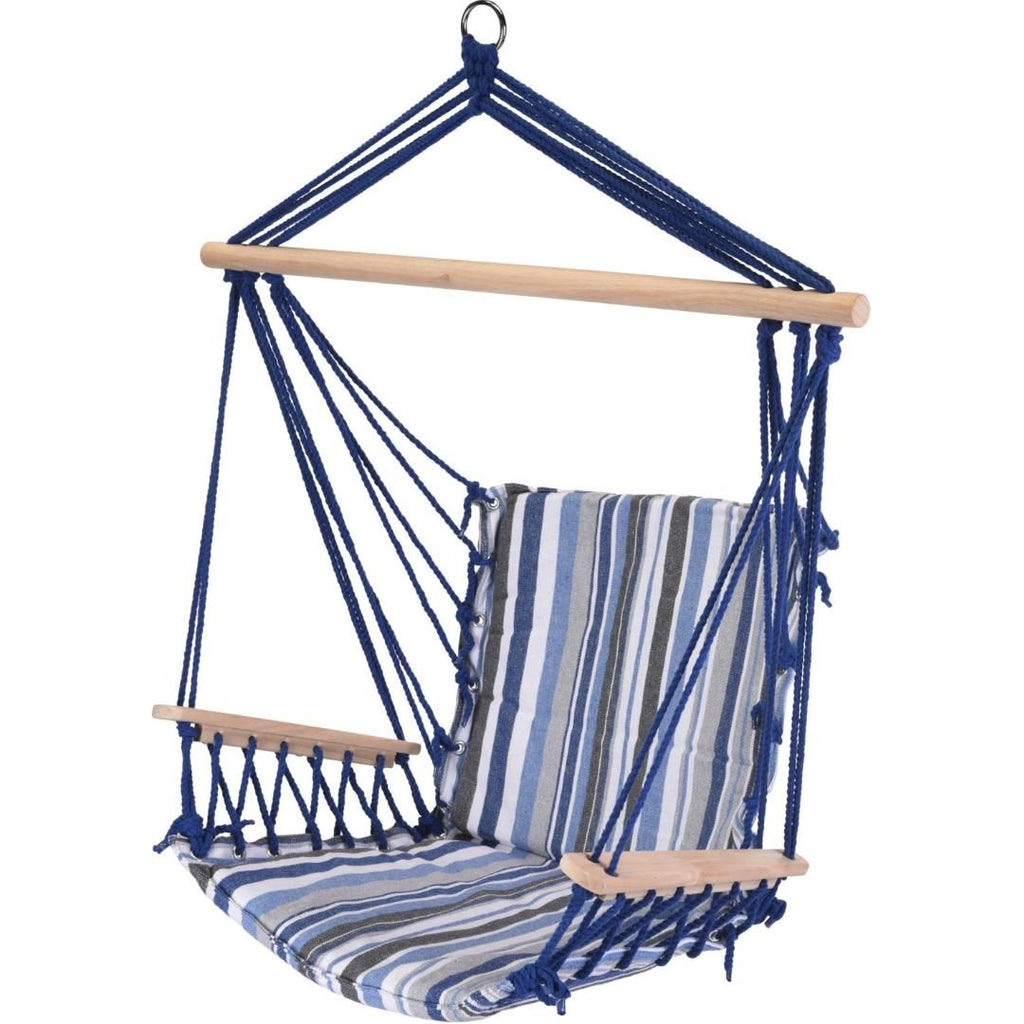 Hammock Chair - Blue Stripe - Beales department store