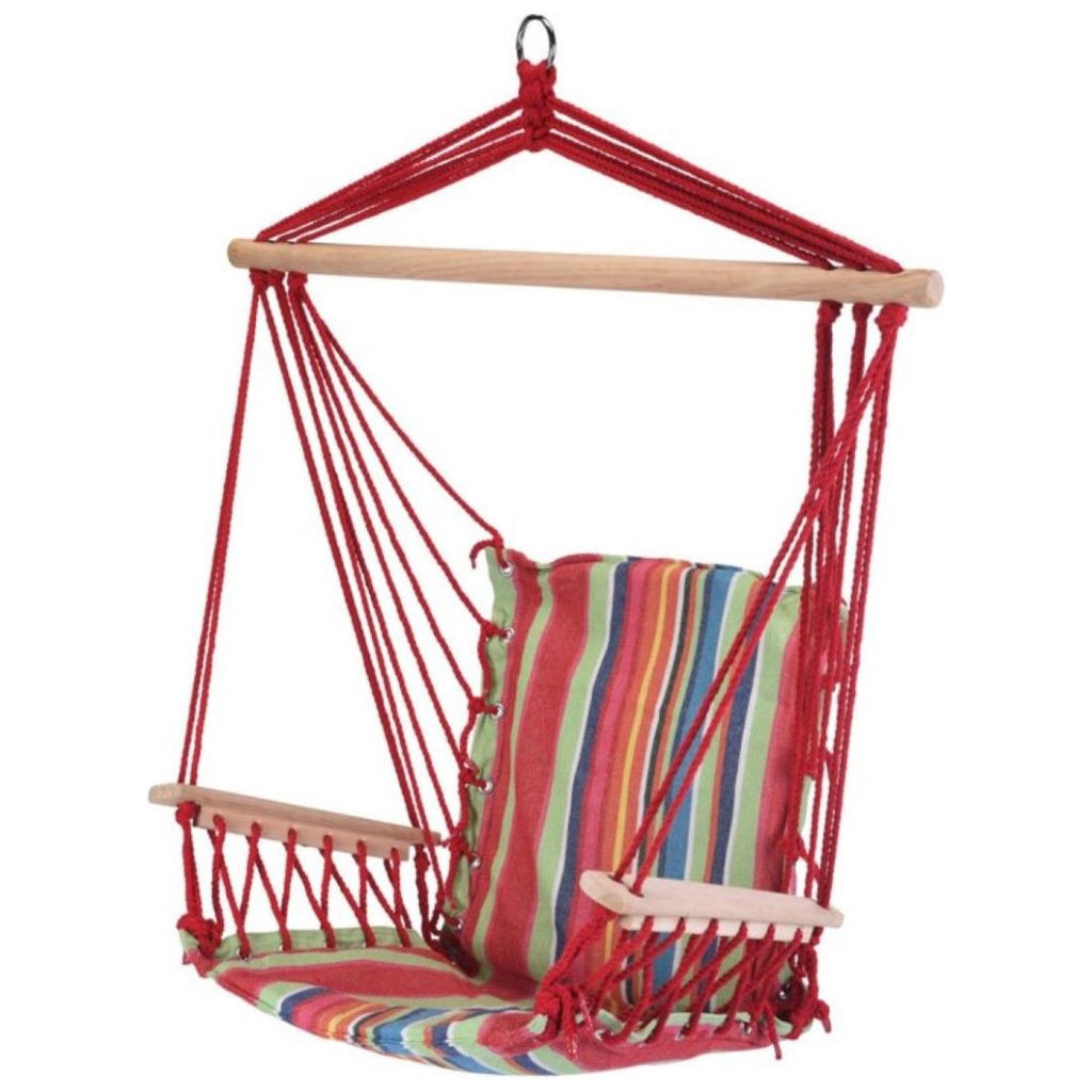 Hammock Chair - Red Stripe - Beales department store