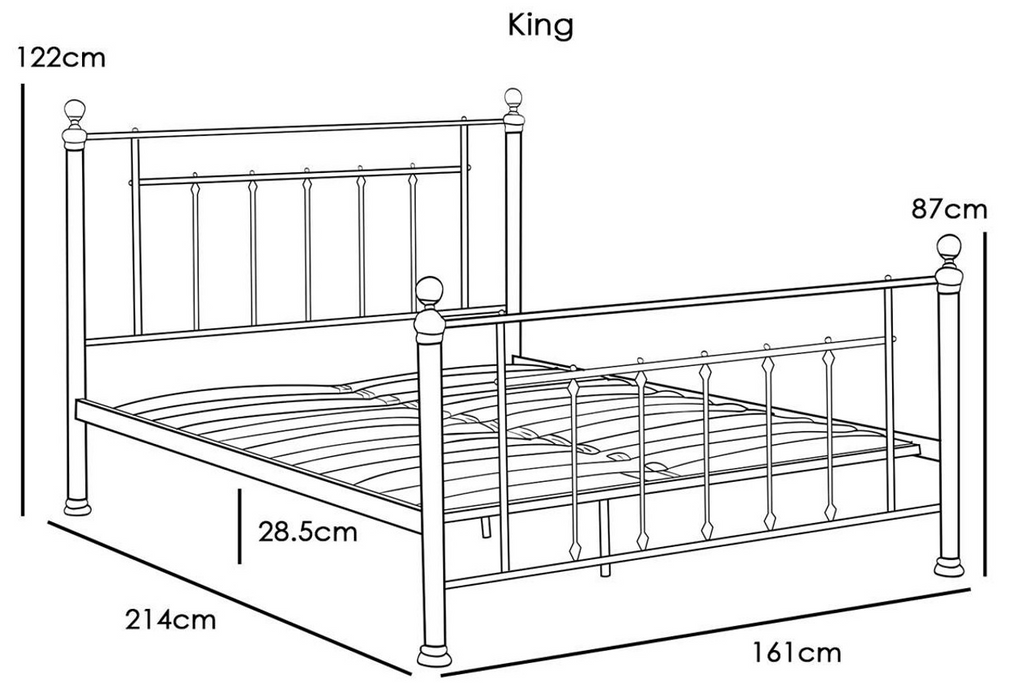 Harpenden Black Metal Bed