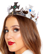 Silver Plastic Crown