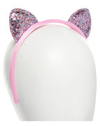 Pink Glitter Cat Ears