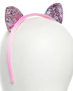 Pink Glitter Cat Ears