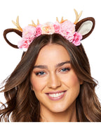 Deer Doe Floral Headband