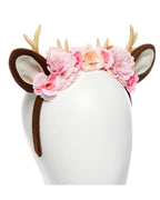 Deer Doe Floral Headband