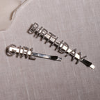 Pearl Embellished 'Birthday Girl' Hair Slides- 20 Inner Pack