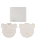 Teddy Bear Baby Shower Advice Cards with Envelopes - 13.5cm x 15.6cm (10pk)