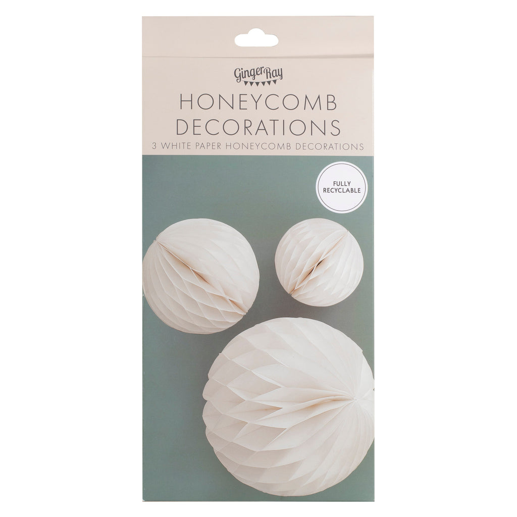 Honeycomb Paper Decorations- 5 Inner Pack