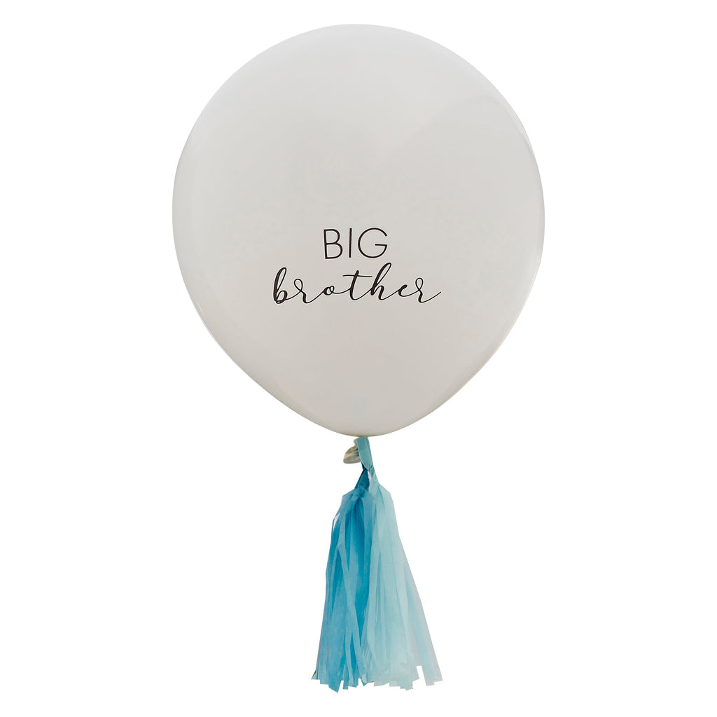 Big Brother Balloon with Blue Tassels- 5 Inner Pack