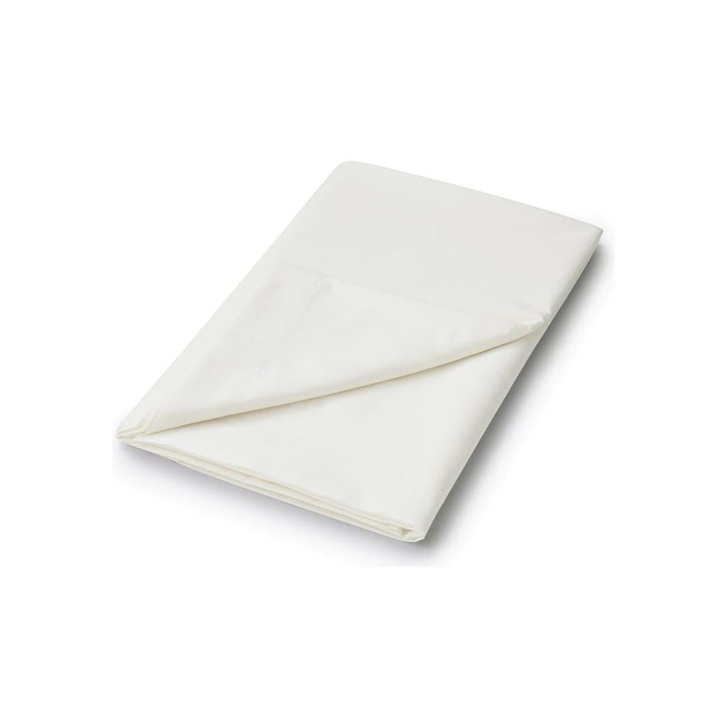 Helena Springfield 50/50 Plain Dye Polycotton Flat Sheets - Ivory - Beales department store