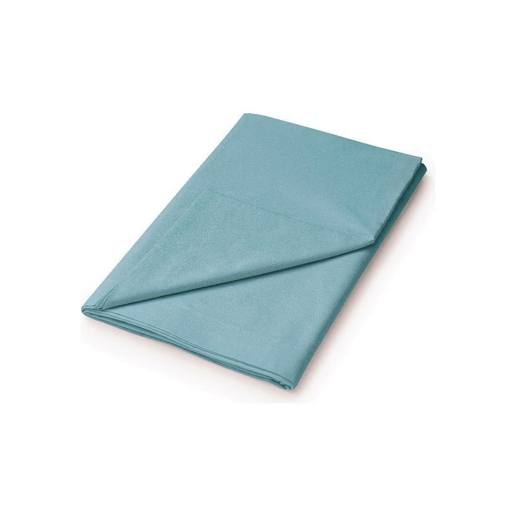 Helena Springfield 50/50 Plain Dye Polycotton Flat Sheets - Ocean - Beales department store