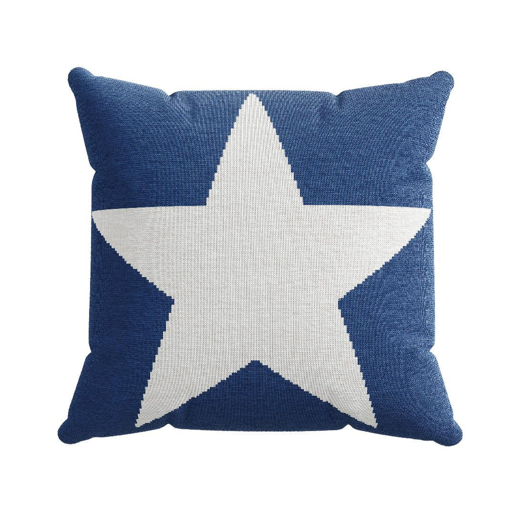 Helena Springfield Long Island Star Cushion - Navy - Beales department store