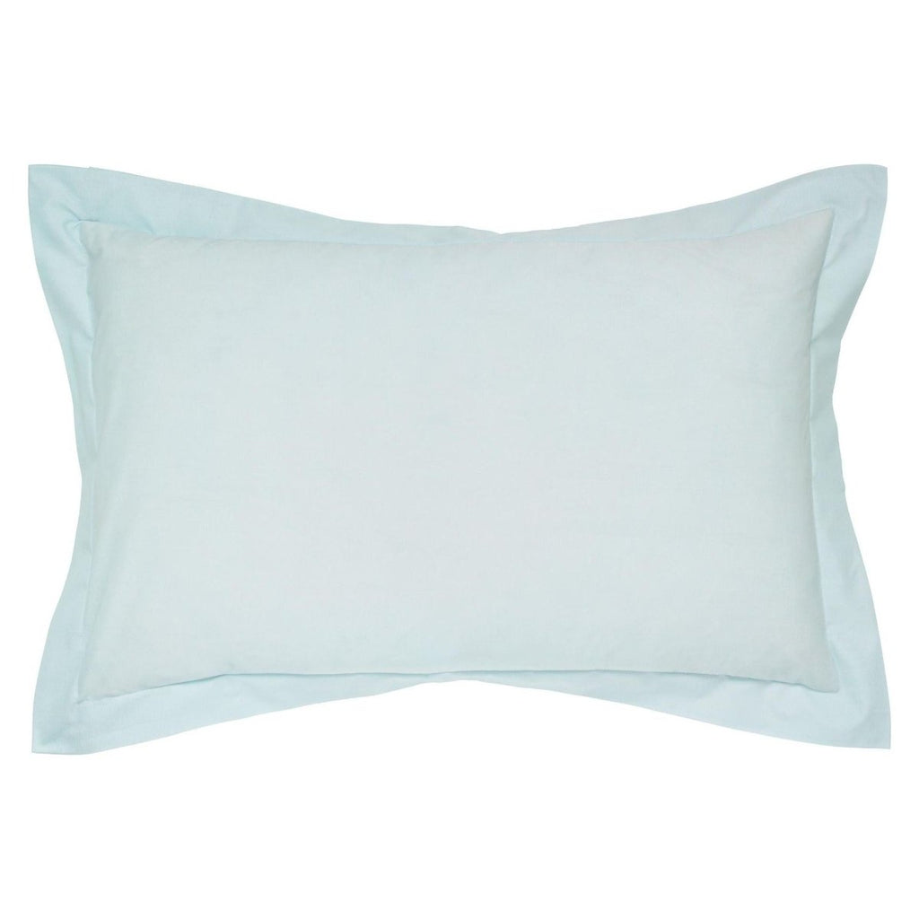 Helena Springfield Plain Dye Pillow Case DUCKEGG/74CMX48CM + 5CM - Beales department store