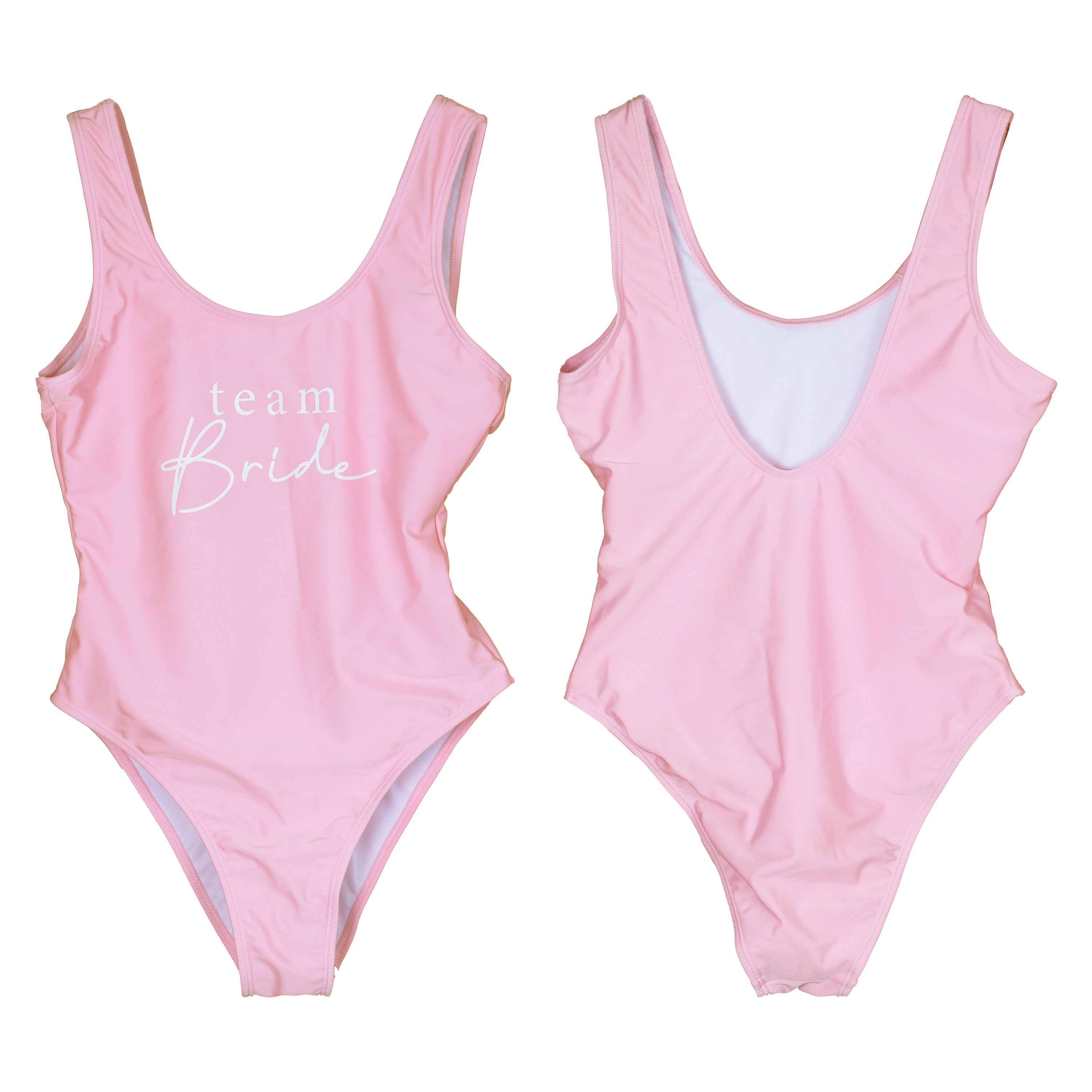 Team Bride Pink Hen Party Swimsuit- 8 Inner Pack
