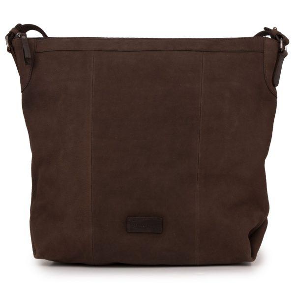 Hide Park Felicity Women’s Brown Leather Handbag - One Size - Beales department store