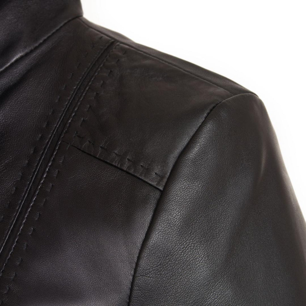 Hide Park May Women’s Black Leather Jacket - Beales department store