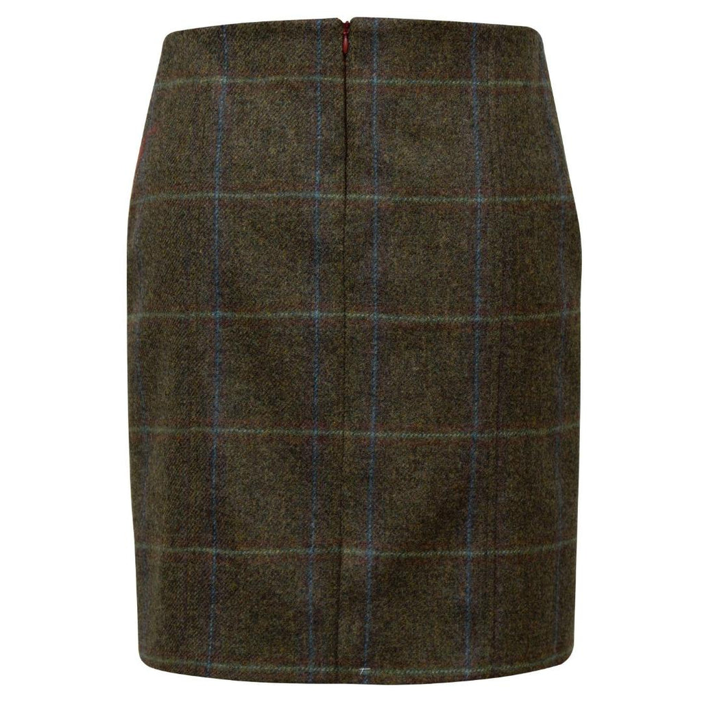 Hidepark Violet tweed Skirt - Brown Check - Beales department store