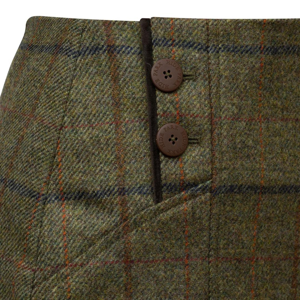 Hidepark Violet tweed Skirt - Olive - Beales department store