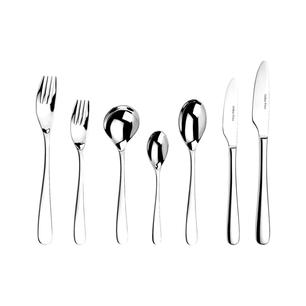 'Highgrove' Stainless Steel 42 Piece 6 Person Boxed Cutlery Set - Beales department store