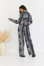 Abstract Stripe Co-Ord Trouser