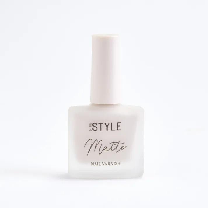 In The Style Matte Nail Varnish Bone White - Beales department store