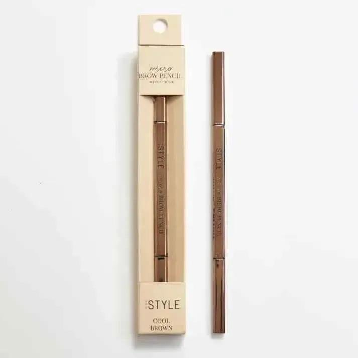 In The Style Micro Brow Pencil & Spoolie Cool Brown - Beales department store