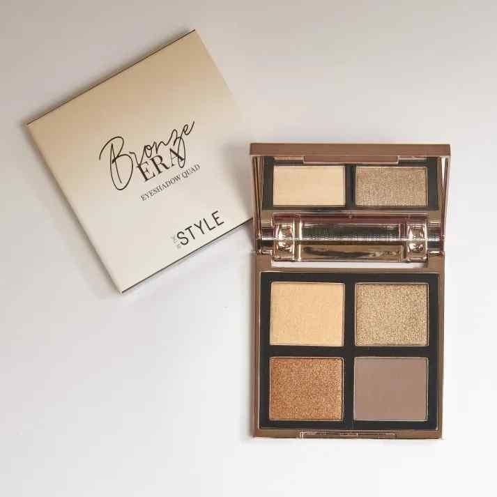 In The Style Quad Eyeshadow Palette Bronze Era - Beales department store