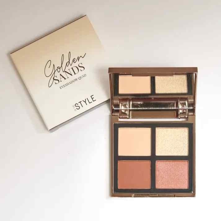 In The Style Quad Eyeshadow Palette Golden Sands - Beales department store