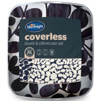 Silentnight Leaf Navy Coverless 10.5 Tog Duvet And Pillowcase