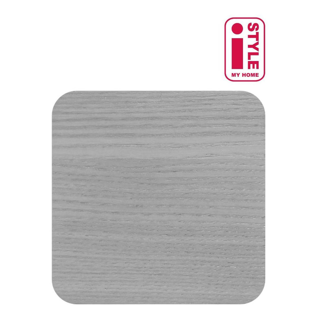 iStyle Grey Wood - Coasters (Set Of 4) - Beales department store
