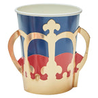 Gold Crown Pop Out Paper Cups