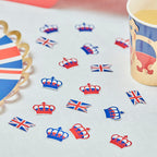 Union Jack & Crown Table Confetti