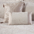 Paisley Natural Jacquard Square Cushion (45cm x 45cm)